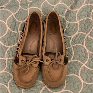 Cheetah Print Sperry sz 8.5